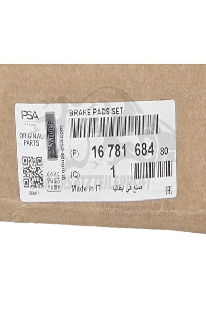 PSA Peugeot 5008 3008 508 Uyumlu Partner Rifter Ön Fren Balatası 1678168480