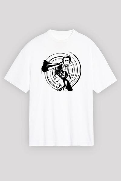 Adrift تي شيرت كلينت إيستوود أبيض للجنسين