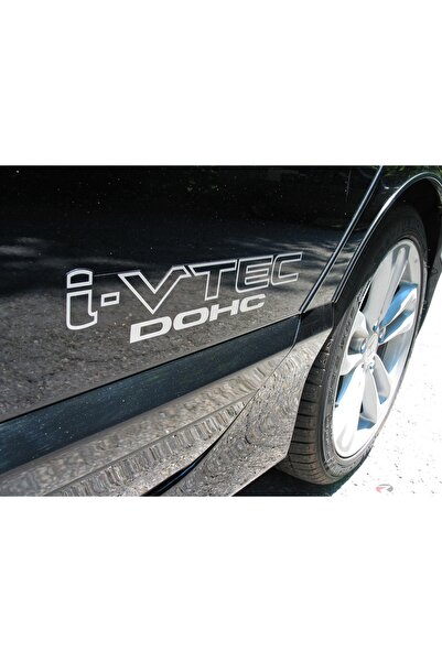 Oto Sticker مجموعة ملصقات هوندا سيفيك I-vtec Dohc الأصلية مكونة من قطعتين