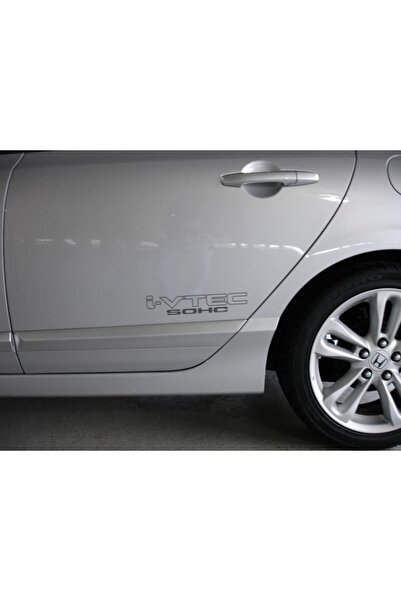 Oto Sticker مجموعة ملصقات هوندا سيفيك I-vtec Sohc مكونة من قطعتين