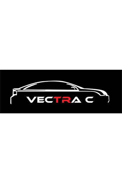 Oto Sticker Opel Vectra C Stickeri Yan Silüet 1 Adet