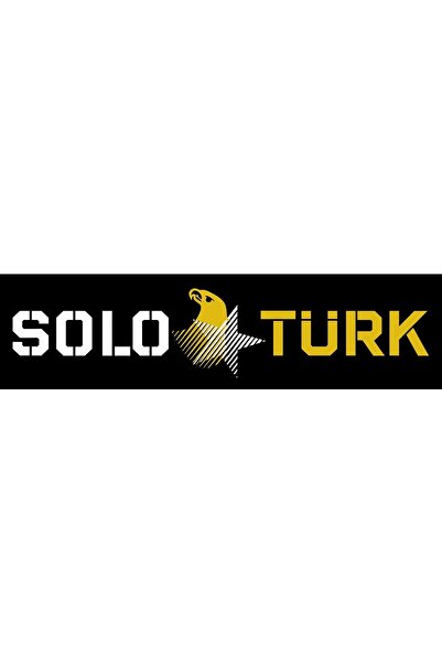 Oto Sticker Solotürk Orta Boy Sticker 58x13cm Solo Türk Sticker