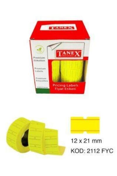 Tanex Жовта цінова етикетка Одинарна