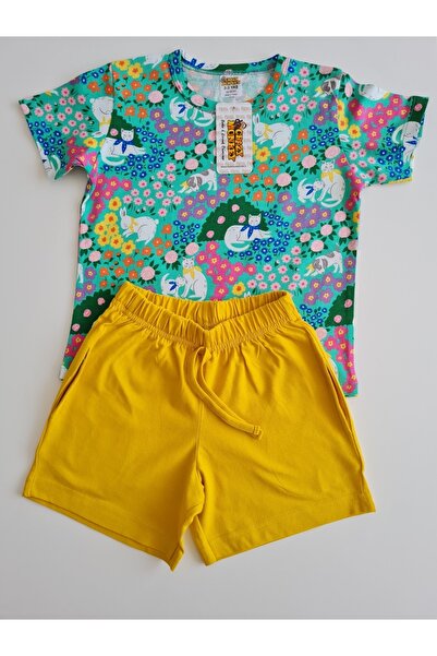 CRAZY MONKEY Set de tricou și pantaloni scurți cu mânecă scurtă, cu decolteu,...