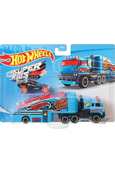 HOT WHEELS Orjinal Taşıyıcı Tırlar Stuntın' Semı Gbf16 Orjinal Hotwheels Taşı...