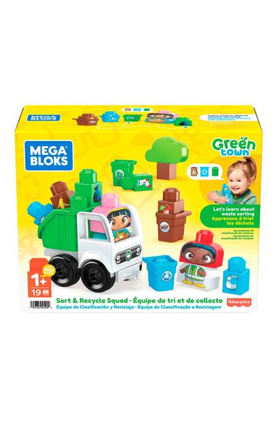 mattel Hdl06 Mega Bloks, Doğa Dostu Arkadaşlar Seti, 19 Parça,+1 Yaş