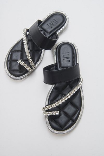 Luvi Salvador Black Stone Damen-Hausschuhe