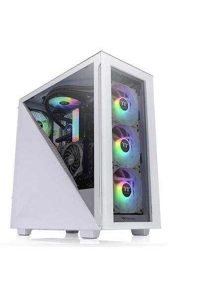 THERMALTAKE Компютърна кутия Дивайдър 300 ТГ Сноу АРГБ Мид Тауър