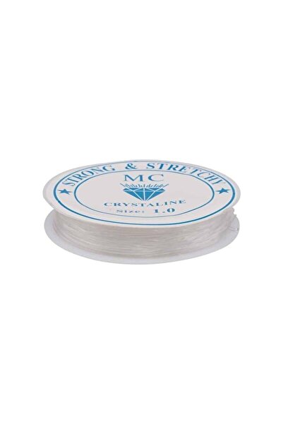 Yeni Yaşam Esnek Misina Lastik Ip 1 Mm Şeffaf 5 Metre