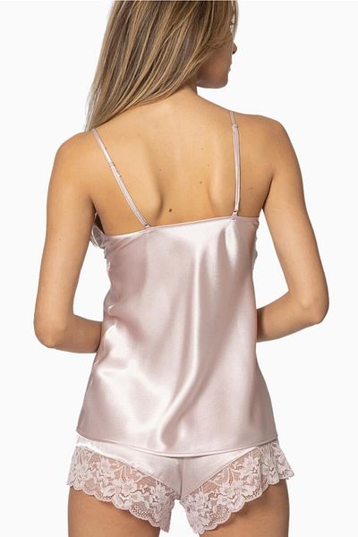 Pierre Cardin Satin Lace Shorts - Babydoll Set - 405