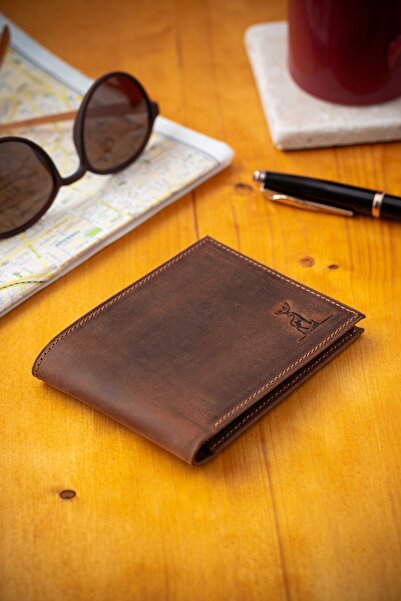 Conceria Pelle Hakiki Deri Klasik Cüzdan Kartlık