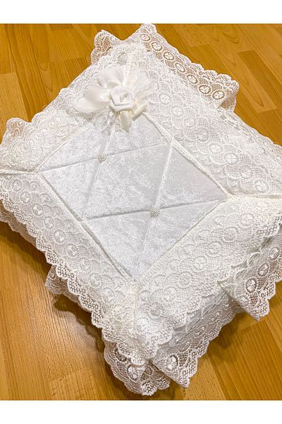 AYHANHOME Bridal Model French Guipure Bundle Promise Engagement Hurcu Dowry Box 40x40