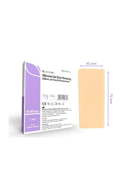 luofucon Silicone Gel Scar Remover Cuttable Skin Color For Acne Lesion Scar Wound