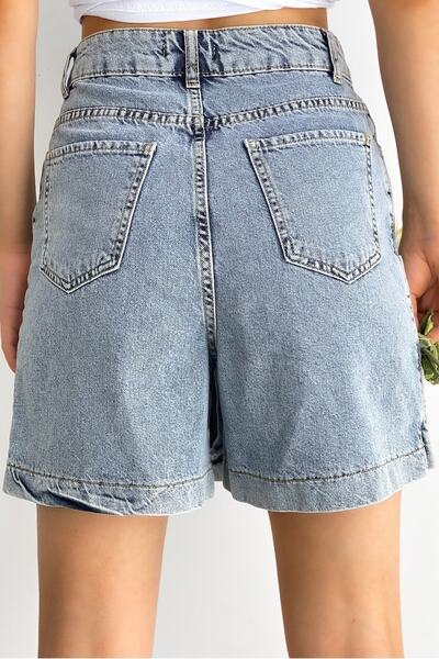 FEMELLE Kot Şort Etek