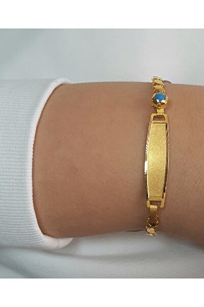 Goldlife jewellery Bebek Çocuk Altın 14 Ayar Isimlik Künyesi