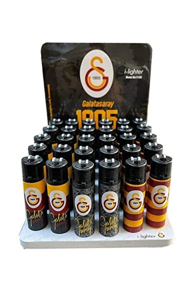 İNDİRİM CENTER Galatasaray Baskılı Lisanslı Taşlı Taraftar Çakmak 3 Adet