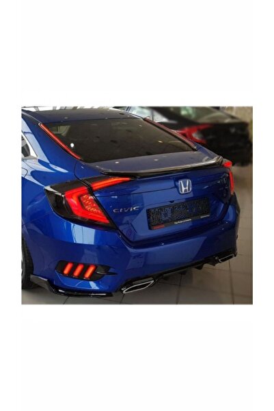 HK TUNİNG Honda Cıvıc Fc5 Klasik Difüzör (piano Black)