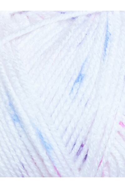 LaVita Yarn Benekli Bebe 5 Pack Πολύχρωμο πλεκτό νήμα Taka Yarn (bb06-ροζ-μωβ)