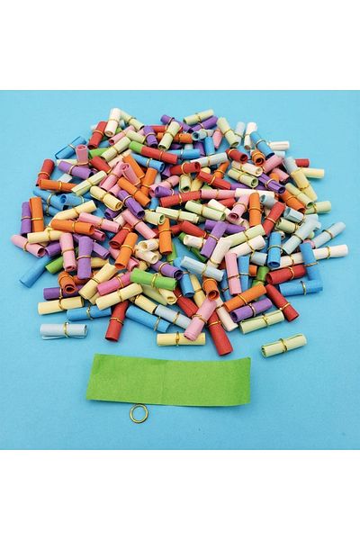 ZS DEMİR 200 Colorful Decorative Gift Unwritten Note Papers