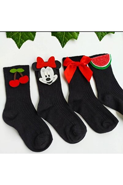 ÖZKARDEŞLER BABY Baby Socket with Felt Squirt, 4 Pieces