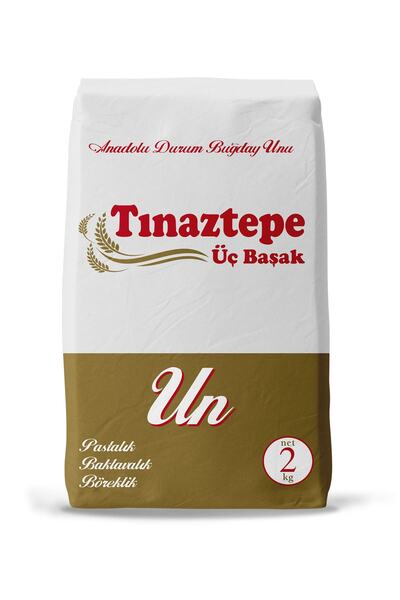 TINAZTEPE UN Üçbaşak Sarı Buğday Unu 2 Kg (pastalık Ve Böreklik)