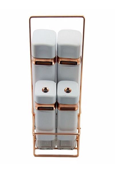 Perotti Caprice 4-Piece Oil Vinegar White