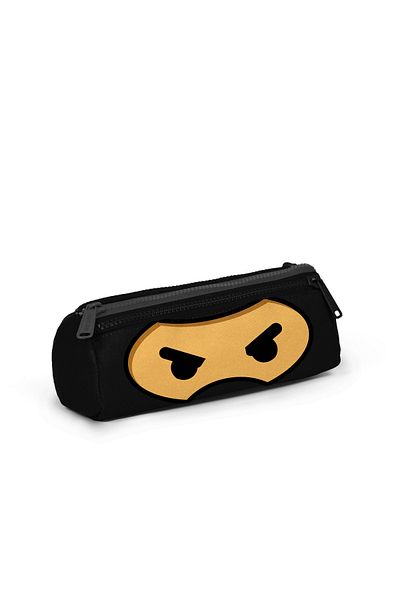 Sms/Yaygan Τσάντα μολυβιού Coral High Kids Black Ninja με μοτίβο τριών θέσεων 22325