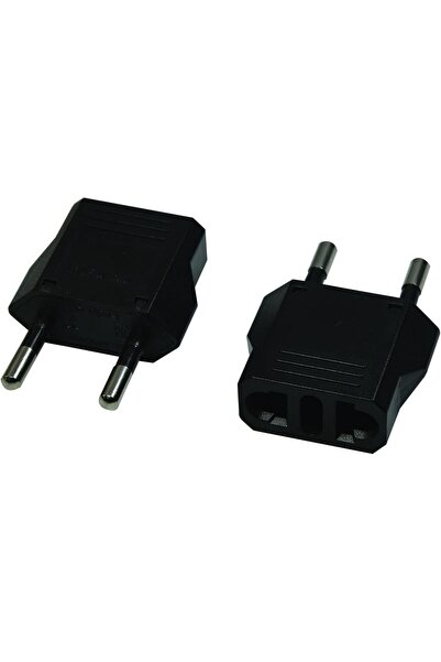 aogo Amerikan Priz Dönüştürücü Abd'den Avrupa'ya Fiş Adaptörü Fiş Çevirici Uç Abd Plug Eu Siyah
