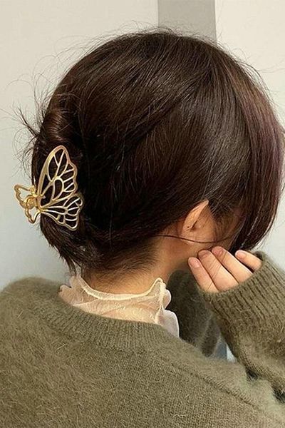 BAHELS Gold Color Metal Butterfly Latch Buckle