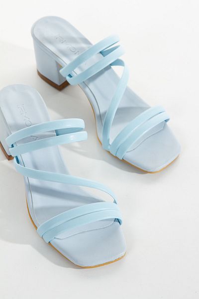 irmona Papuci cu toc mic Rubby Baby Blue