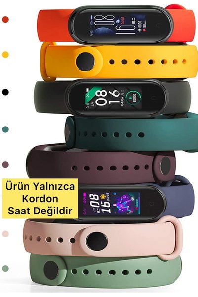 ucuzmi bulvar telefon Xiaomi Mi Band 5 / 6 / 7 Smart Watch Band Strap Bracelet Nano Colors Do Not Fade