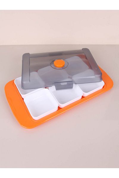 B&R GERECLERİ Six Pieces Breakfast Bowl with Lid