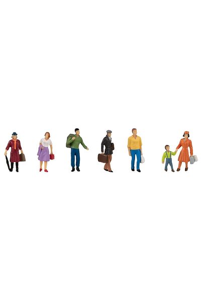 Faller 1:87 Ho Train Passengers Figure Set--151615