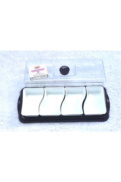 NEKA HOME Dark Purple Breakfast Refrigerator Organizer