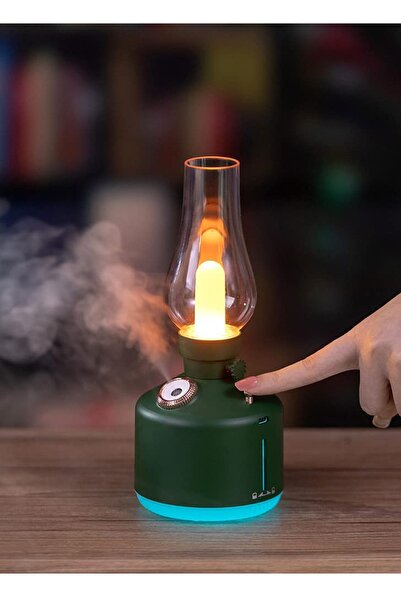 Genel Markalar Retro Hava Nemlendirici Vintage Gece Lambası Mist Püskürtücü A...