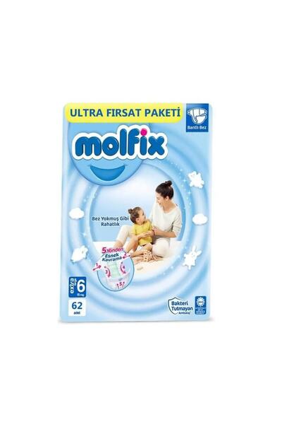 Molfix Ultra Fırsat Pk. Extra Large No:6 62'li 5 Adet