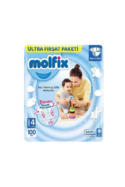 Molfix Ultra Opportunity Maxi No:4 5 Pieces of 100