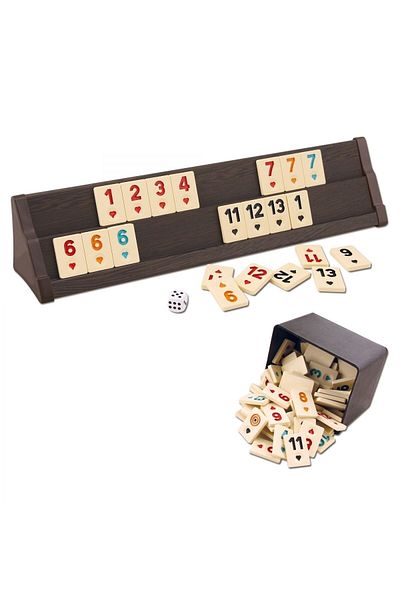 Star Okey Vip Wooden Okey Set