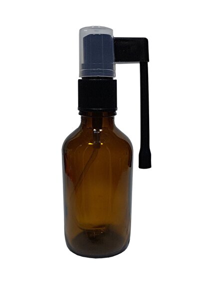 Paradise 2 Adet 50 Ml Ağız Sprey Boş Amber Renk Cam Şişe