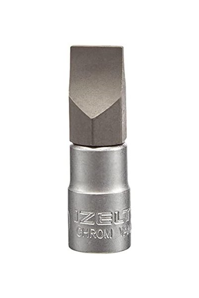 İzeltaş 1107061410 1/4" Flat End Socket Wrench Chrome 10mm
