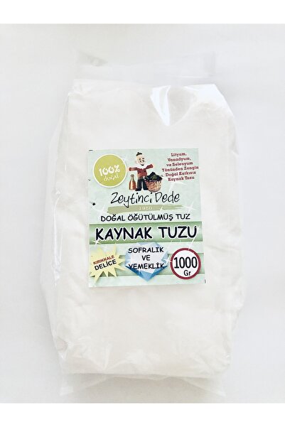 zeytinci dede Doğal Öğütülmüş Kaynak Tuzu 1000 Gr