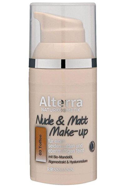 Alterra Marka: Mat Fondöten No:03 Toffee 30 Ml Kategori: Fondöten