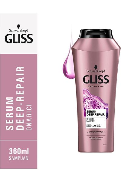 Gliss Serum Deep Repair Shampoo 360 ml