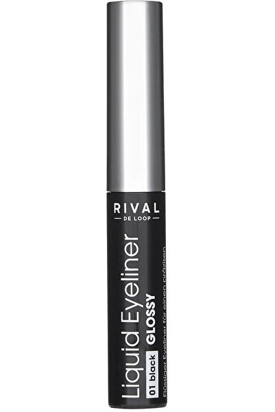 Rival De Loop Liquid No:01 Black Glossy Eyeliner