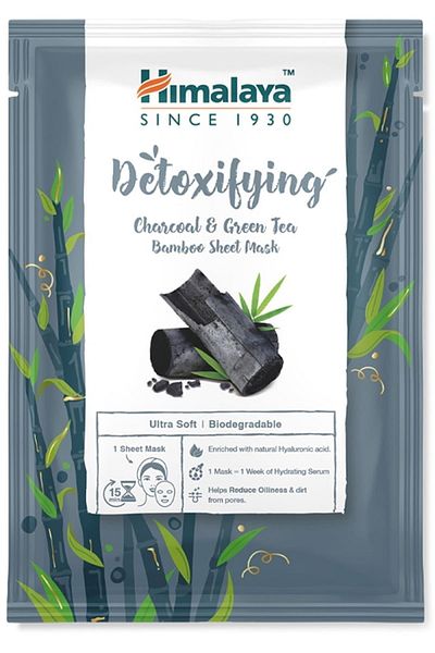 Himalaya Brand: Detox Charcoal And Green Tea Effect Sheet Mask 30 Ml Category: Face Mask