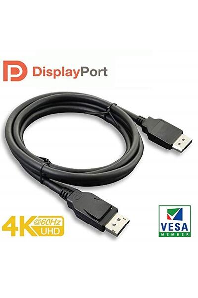 Paugge Dp 1.2 Vesa Sertifikalı Displayport Kablo 4k@60hz, 2k@165hz, 1080p@240hz, 1080p@165hz, 1080p Uyumlu