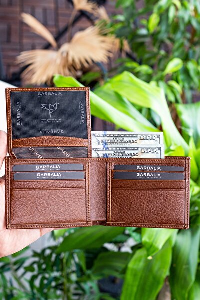 Garbalia Kevin Genuine Leather Natural Leather Tan Men's Wallet