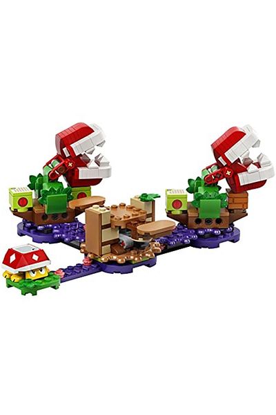 LEGO مجموعة مغامرات سوبر ماريو بيرينها بلانت المذهلة 71382 - لعبة للأطفال المبدعين