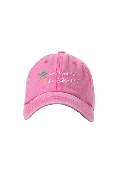 ŞapkaMania No Dramas In Bahamas Washable Baseball Cap