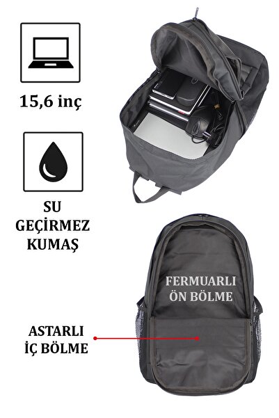 Case Club Унісекс рюкзак для ноутбука 15,6 дюймів, водонепроникна тканина, захист від ударів